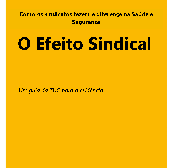 UGT - Segurança e Saúde no Trabalho