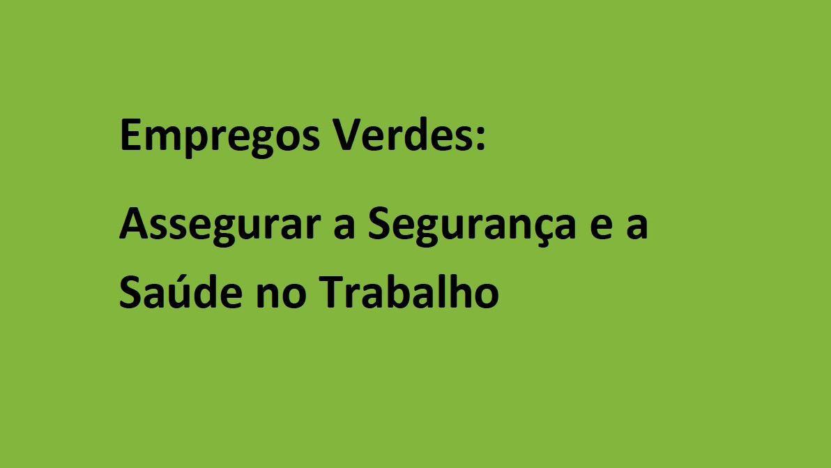 UGT - Segurança e Saúde no Trabalho